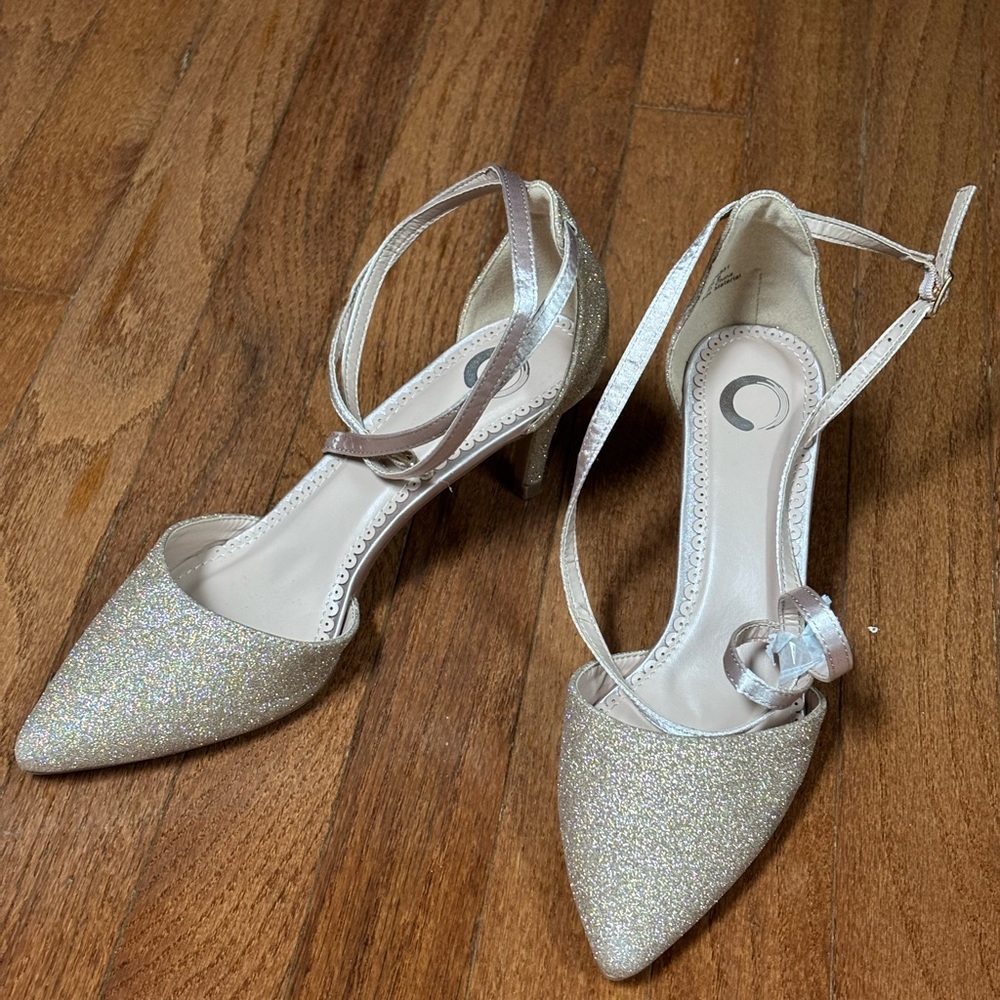 Elegant Glittery gold/silver Women's Heels